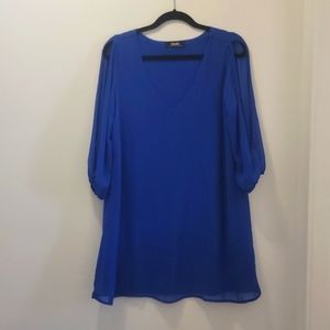 Royal blue dress